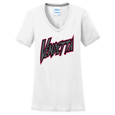 Maroon Logo - Ladies V-Neck (4 colors)  Thumbnail