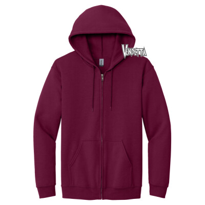 Maroon Full-Zip Hoodie  Thumbnail